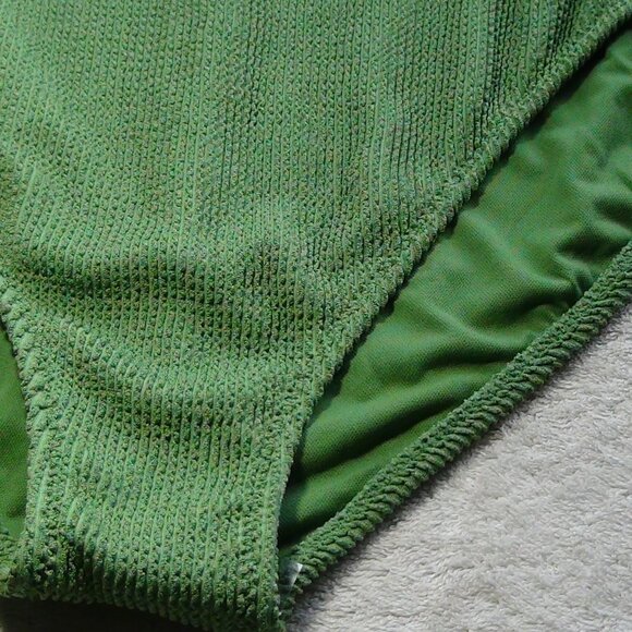 Shade & Shore Swimwear Womens Full Coverage One Piece Pucker Green XS,S,M,L,XL - Picture 8 of 16